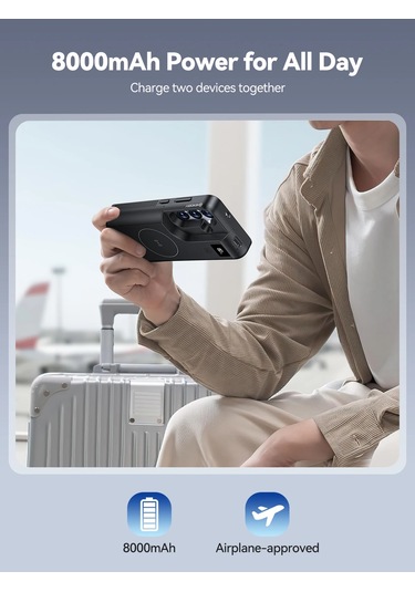 Newdery 8000 Mah Pil Kutusu Samsung Uyumlu Galaxy Uyumlu S25 Kablosuz Şarj Güç Bankası Kapağı Amerika Birleşik Devletleri As Picture