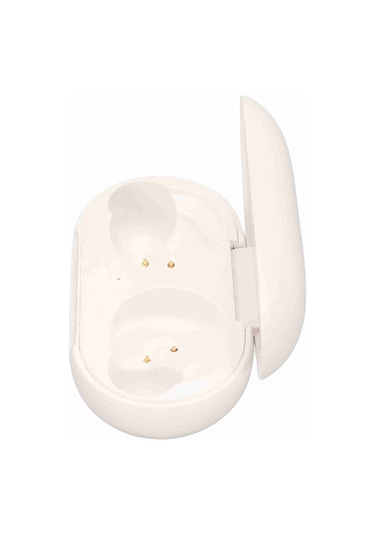 Konesam Samsung Galaxy Buds Sm-r170 Ve Buds+ Sm-r175 İçin Yerine Geçici Şarj Kutusu - Beyaz, 300mah Batarya, Usb Type-c, Led Göstergeli, Taşınabilir Abs+pc Korumalı Kasa Diğer