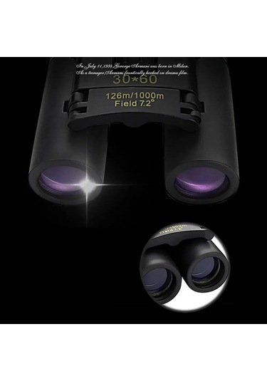 Gajeena 30x60 Optik Kırmızı Filmi İkili Gözlük, Işık Az Ortamlarda Net Görüş, Taşınabilir, Kuş İzleme, Outdoor Seyahat İçin Teleskop