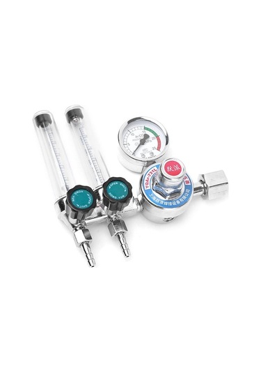 Argon Zayıflayıcı Çift Borulu 0-25mpa, Çinko Alaşımlı Dayanıklı, Enerji Tasarruflu, Darbeye Dayanıklı Basınç Göstergesi