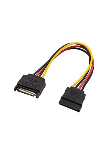 30 Cm Sata Power Uzatma Kablosu Dişi Erkek Sata Power Uzatma Kablosu Erkek Dişi Sata Power Kablo