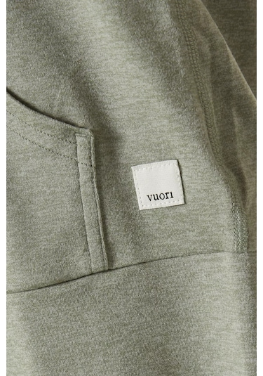 Vuori Halo Hoodie 2.0, Dreamknit & 4 Yönlü Esnek Konfor Yeşil