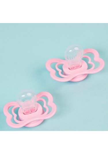Bibs Supreme Silikon Emzik - Baby Pink 0-6 Ay