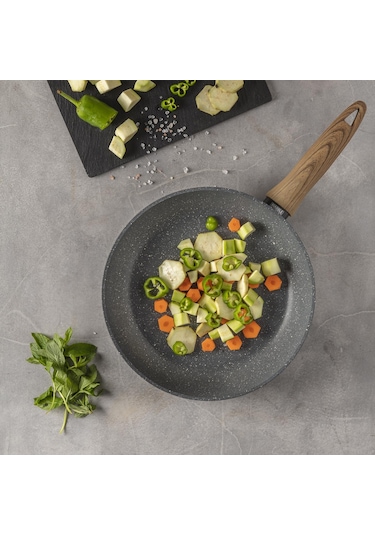 Leydi Marble Natura Granit Tava 26 CM