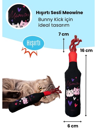 Miyav Meowine Catnipli Peluş Kedi Oyuncağı