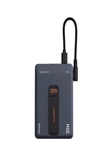 5000mah 20w Hızlı Şarj Kablosuz Magsafe Powerbank Type-c Kablolu/girişli Standlı - Siyah Siyah