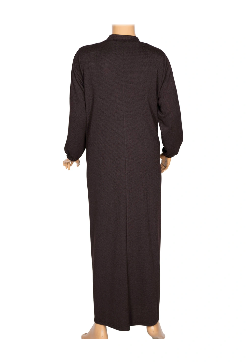 Hesna Kadın Zeren Büyük Beden Baharlık Boydan Kahverengi Pardesü Kahve