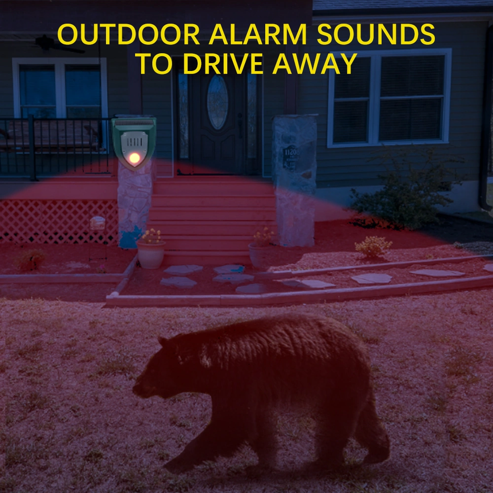 Xindoker Güneş Enerjili Ultrasonik Alarm, 129db Işık-ses Uyarısı, Ip55 Su Geçirmez, 5-8m Kişi Algılama, N911m Yeşil, 1 Adet Xindoker Güneş Enerjili Ultrasonik Alarm, 129db Işık-ses Uyarısı, Ip55 Su Geçirmez, 5-8m Kişi Algılama, N911m Yeşil, 1 Adet