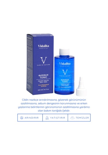 Vidalita Beauty & Care Glycolic Tonik 200 ML