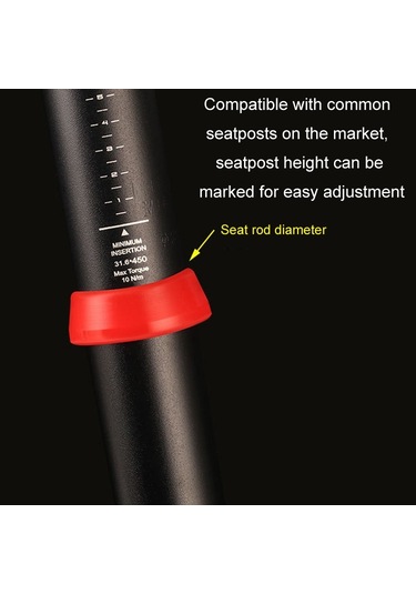 Sones 10 Adet Dağ Bisikleti Sele Borusu Su Geçirmez Toz Geçirmez Kılıf, Renk: 30-35 Mm İçin Mavi
