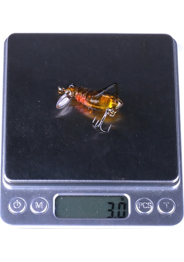 Teltree Hengjıa 3g 3.5cm 8 İğne Simülasyon Atlıca Çilek Böcek Yemisi, Gerçekçi Tasarım, Balık Tutma Etkili, Toptan Satış