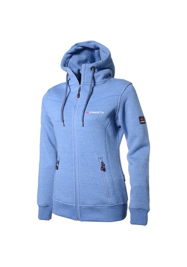 Cresta Kapüşonlu Fermuarlı Kadın Sweatshirt