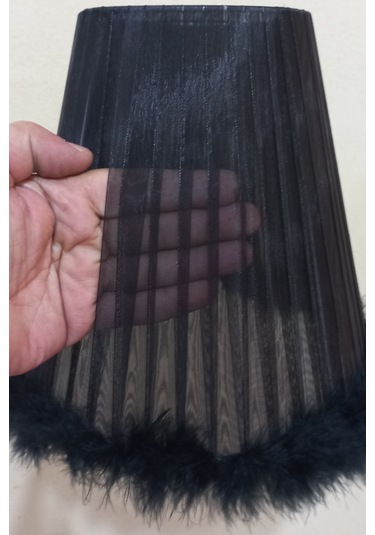 N-50 Siyah Organze Yatak Odası Çocuk Ve Bebek Odası Avize Siyah