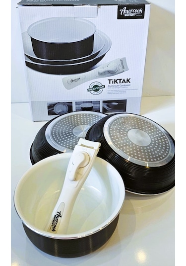 Amercook Bondy 4 Parça Pişirme Seti