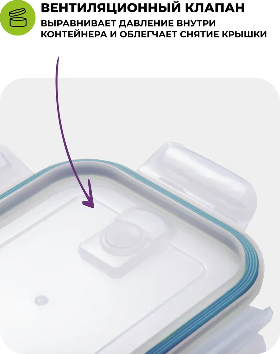 Eley Kapaklı Cam Saklama Kapları Seti 370, 630, 1040, 1500 Ml 12797984 Mavi