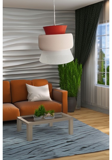 Sarkıt Triio Avize Tasarım Vegan Pla Özel Boyut Çok Renkli