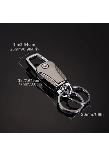 Boatshop1 Dayanıklı Çinko Alaşımlı Anahtarlık Siyah Ve Altın Tonlu Örgü Anahtarlık Dahil Araba Anahtarları İçin