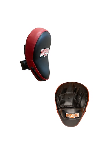 Komodo Sportboks & Kick Boks Antrenman Çalışma Lapası Siyah - Kırmızı