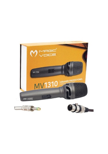 MAGICVOICE MV-1310 DİNAMİK PROFESSIONAL KABLOLU EL MİKROFONU (5 METRE KABLOLU)