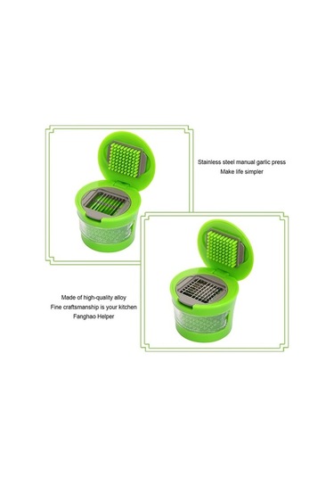 Maoyaya Manuel Sarımsak Presi Kıyıcı, Paslanmaz Çelik, Çok Renkli, Pres Tipi Çok Renkli