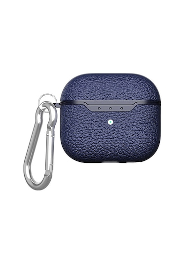 Air-Pods Uyumlu 4 Kılıf Zore Airbag 03 Silikon-lacivert