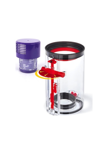 Xurunkeji V10 Sv12 Elektrikli Süpürge Haznesi İçin Geliştirilmiş Toz Haznesi, V10 Haznesi İçin Büyük Hazne Yedek Parça No. 969509-01 Xurunkeji V10 Sv12 Elektrikli Süpürge Haznesi İçin Geliştirilmiş Toz Haznesi, V10 Haznesi İçin Büyük Hazne Yedek Parça No. 969509-01