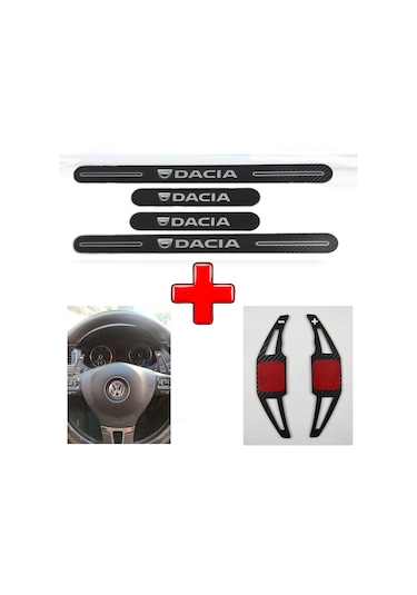 Dacia Lodgy Uyumlu Carbon Kapı Eşiği + F1 Kulakçık (550931409)