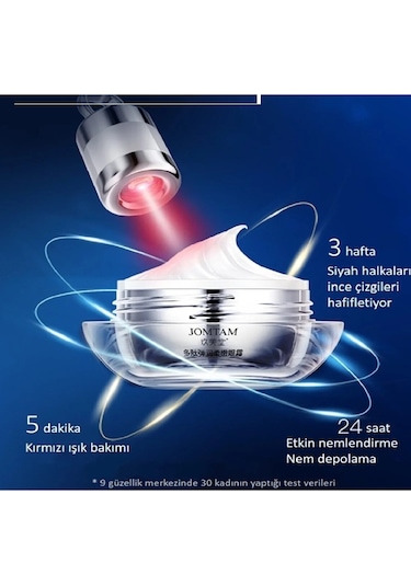 Jomtam Titreşimli Kırmızı Led Masajlı Arbutin Hyalüronik Asitli Polipeptid Göz Kremi 30 G