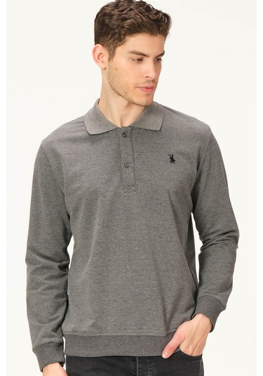 V4007 Dewberry Erkek Sweatshırt-antrasit Antrasit