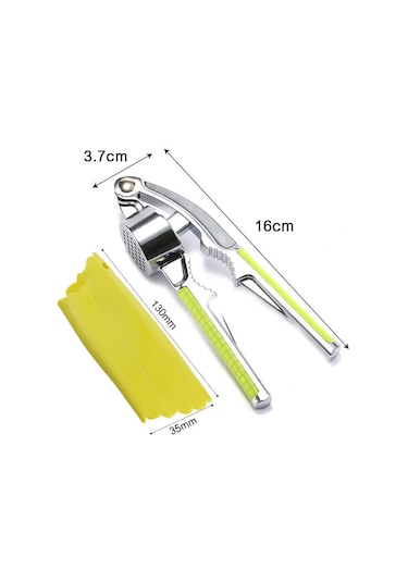 Sarımsak Presi Ceviz Açma Aletleri Ezici Kıyıcı Doğrayıcı Silikon Soyucu Tüpsarımsak Presi Ceviz Açma Aletleri İle Ezici Yeşil