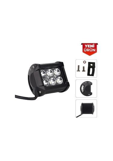 10-30v 18w 6 Ledli Çalışma Lambası 9907