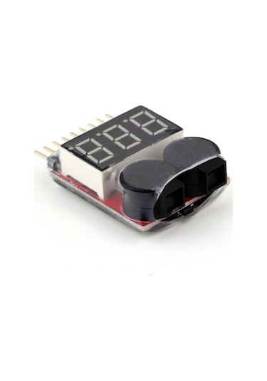 1-8s Cell Lipo Ölçer Buzzer Sesli Alarm 2in1test