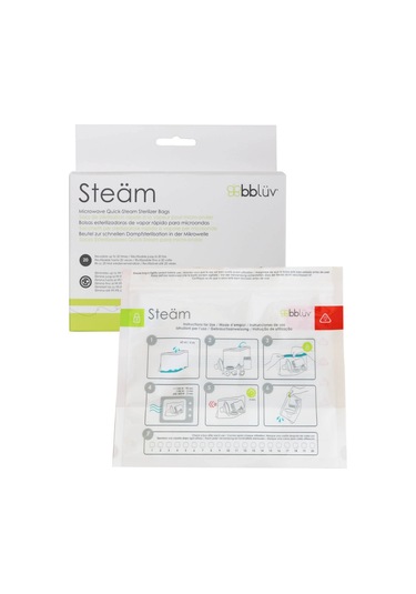 Bblüv Steäm Mikrodalga Sterilizasyon Poşeti
