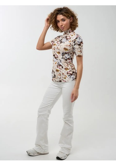 Sherbi Balıkçı Yaka Büyük Ve Küçük Bedenler Uzun Kollu 366009700 Beyaz