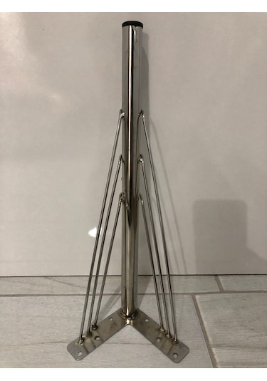 Metal,venüs 40 10 10 Cm Krom ,sehpa,puf ,sandalye Ayağı 4 Adet