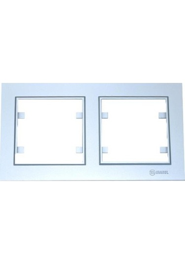 Makel Karea Gümüş İkili Çerçeve