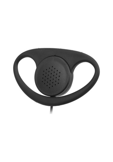 Electric Kask Telsizi İnterkom Kulak Kancalı Kulaklık Siyah K Head P109-pk01-g4 Kenwood, Baofeng, Retevis Uyumlu 34g, Evrensel Model