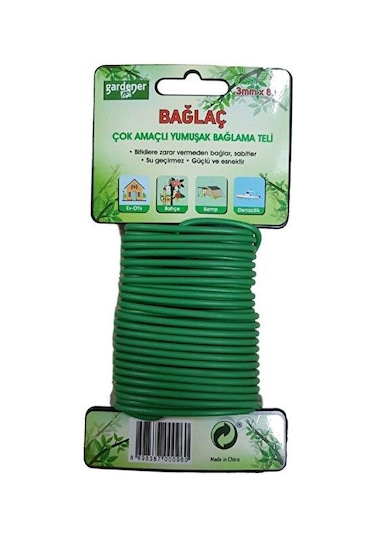 Gardener 3010 Çok Amaçlı Yumuşak Bağlama Teli 3Mmx8Mt