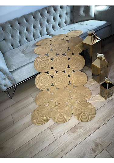 Jüt Kilim, Paspas, Mutfak Halısı, Banyo Paspası, Kilim, Halı, Oturma Odası Halısı, El Dikim Özel Kil Perla