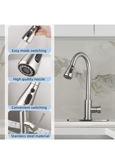 Mutfak Lavabo Musluğu Püskürtme Püskürtücü, Yardımcı Püskürtme Rv Bar Destek Plakası 1