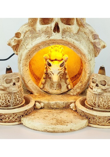 Kurukafa Işıklı Geri Akış Tütsülük Naturel