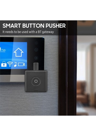 Moly Akıllı Ev Kontrol Robotu: Beyaz/siyah, 47x34.5x34.5mm, Bluetooth, Dokunmatik, Zamanlayıcı, Ses Kontrollü