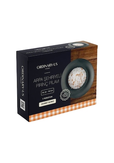 Ordinary-Us Arpa Şehriyeli Pirinç Pilavı 150 G 1 Porsiyon