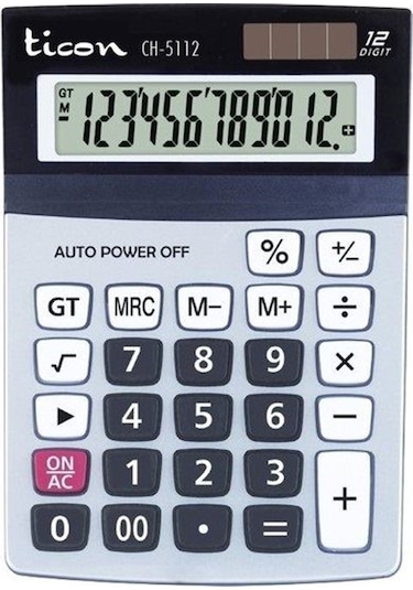 Ticon Hesap Makinası 12 Haneli CH-5112