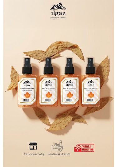 Ilgaz Elegance Series 80 Derece Tütün Kolonyası Sprey 4 x 50 ML