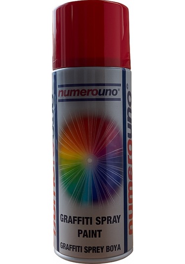 Kırmızı Sprey Boya 400 Ml Hızlı Kuruyan Yüksek Kapatıcılı Boya Graffiti Paint Kirmizi