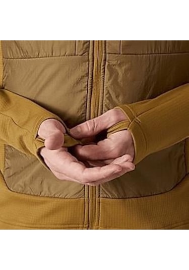 Helly Hansen Versalite Hybrid Fleece Mont Erkek Polar-28846-kahverengi Kahverengi