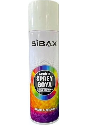 Sibax Akrilik Sprey Boya 250ml Boncuk Mavi-mükemmel Kapatır-yayılır-yapışır-kalıcı Renk Ve Parlaklık