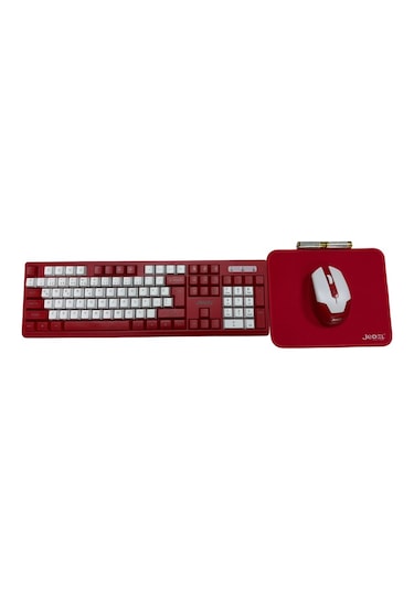 Tr Jedel Ws737 Wireles Klavye Mouse Pad 800-1200-1600 Dpı 1 Aa Battery 3 Million Times Switch Optik