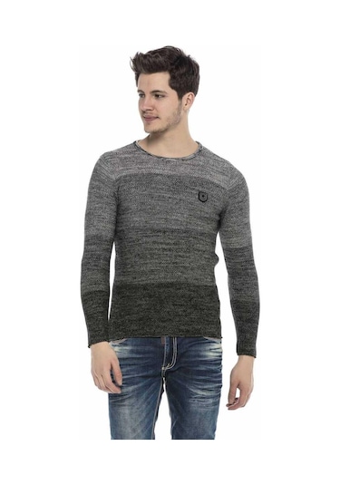 Cipo & Baxx Cp205 Bisiklet Yaka Spor Erkek Kazak 001